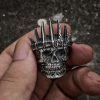 EYHIMD Mens Classical Nobility King Crown Skull 316L Stainless Steel Biker Rings Punk Fasion Jewelry Gift for Men