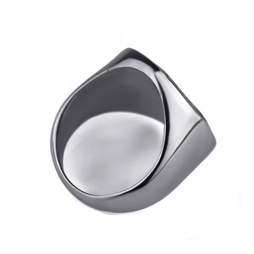 Classic Pentagram Signet Rings Mens Stainless Steel Biker Ring Biker Fashion - Image 2